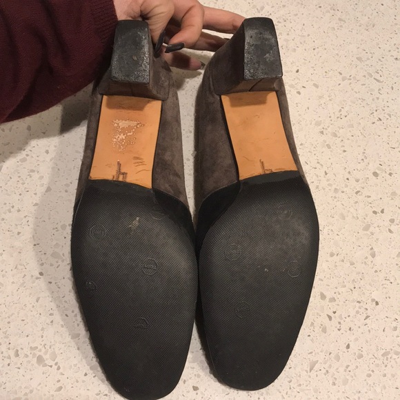 Salvatore Ferragamo Chocolate Suede Mary Janes